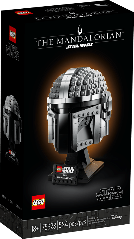 The Mandalorian Helmet - Lego Star Wars (75328) (BOX WEAR) - NEW