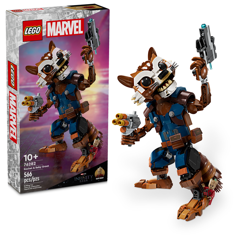 Rocket & Baby Groot - Lego Marvel (76282) - NEW