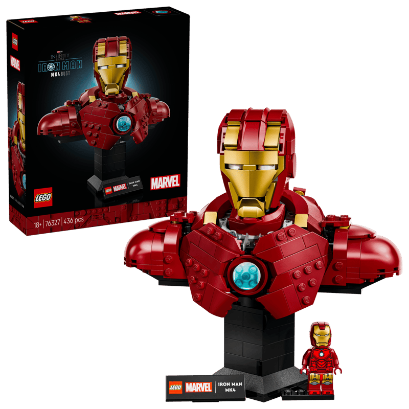 Iron Man MK4 Bust - Lego Marvel (76327) - NEW