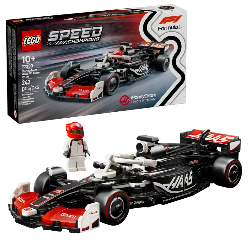 MoneyGram Haas F1 Team VF-24 - Lego Speed Champions Formula 1 (77250) - NEW