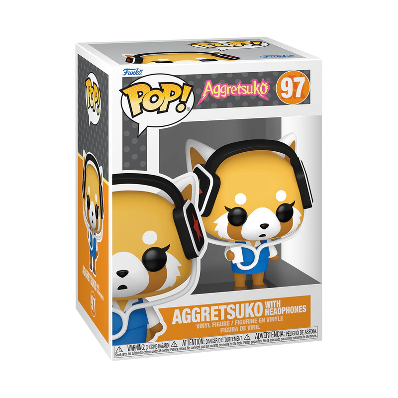 Aggretsuko with Headphones - Aggretsuko
