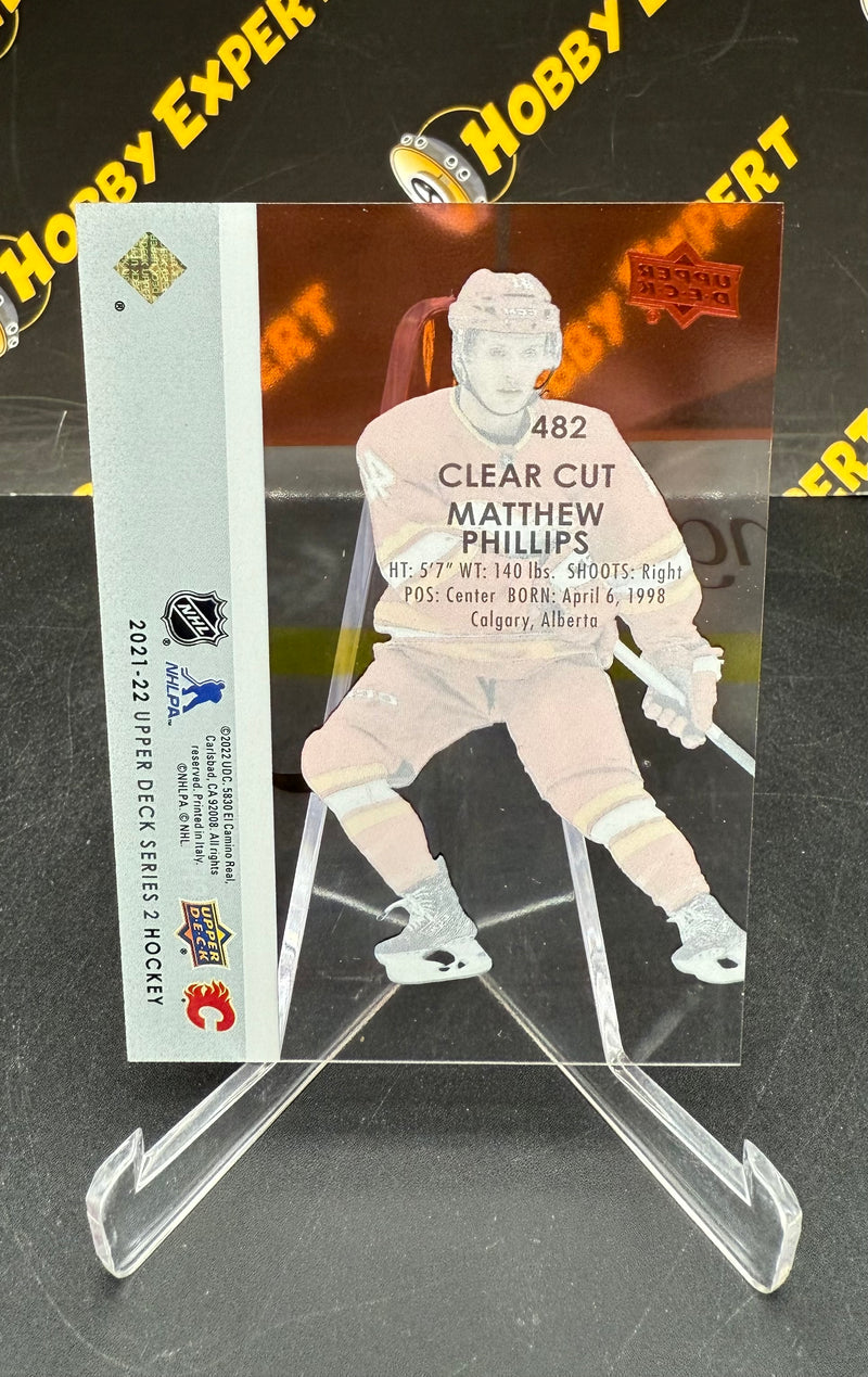 Matthew Phillips Young Guns Clear Cut - Calgary Flames