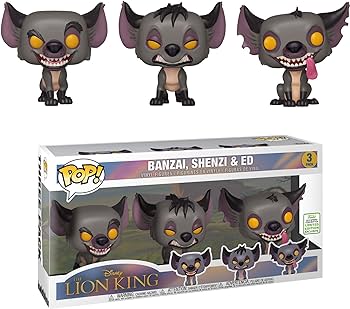 Banzai , Shenzi & ED - Disney The Lion King 3 Pack