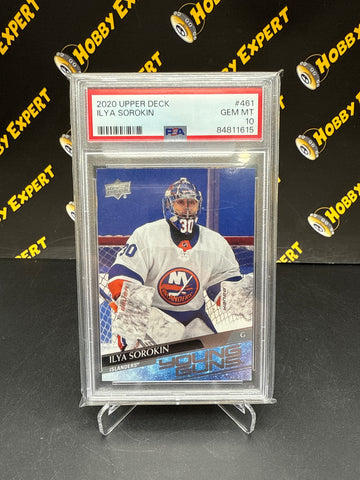Ilya Sorokin Young Guns PSA 10 - New York Islanders