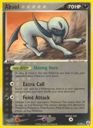 Absol (15/92) [Legend Maker] Reverse Holofoil - Rare