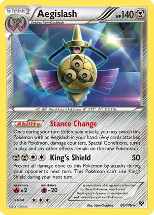 Aegislash (86/146) [XY Base Set] Holofoil - Holo Rare