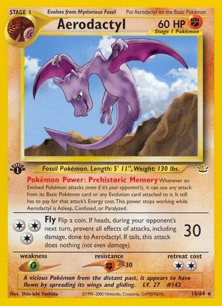 Aerodactyl (015/64) [Neo Revelation] 1st Edition - Rare