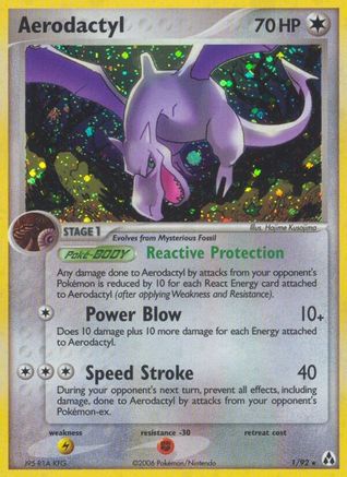 Aerodactyl (1/92) [Legend Maker] Reverse Holofoil - Holo Rare