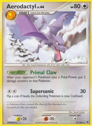 Aerodactyl (15/100) [Majestic Dawn] Reverse Holofoil - Rare