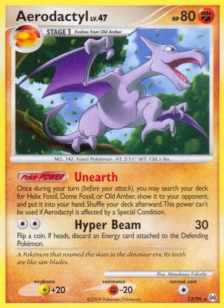Aerodactyl (013/99) [Arceus] Reverse Holofoil - Rare
