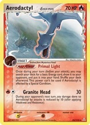 Aerodactyl (Delta Species) (035/110) [Holon Phantoms] Reverse Holofoil - Uncommon