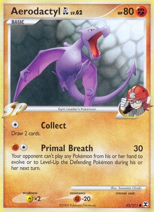 Aerodactyl GL (055/111) [Rising Rivals] Reverse Holofoil - Common