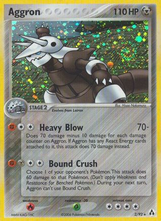 Aggron (2/92) [Legend Maker] Reverse Holofoil - Holo Rare