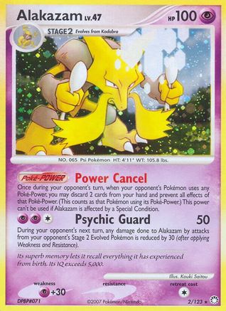 Alakazam (002/123) [Mysterious Treasures] Reverse Holofoil - Holo Rare