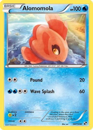Alomomola (38/114) [Black and White] - Uncommon