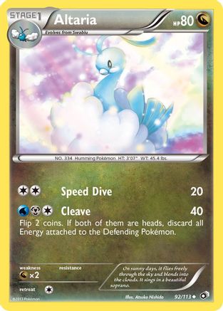 Altaria (092/113) [Legendary Treasures] Reverse Holofoil - Uncommon