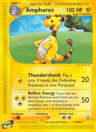 Ampharos (1/147) [Aquapolis] - Rare