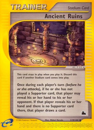 Ancient Ruins (119/144) [Skyridge] - Uncommon