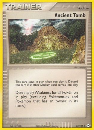 Ancient Tomb (087/101) [Hidden Legends] Reverse Holofoil - Uncommon