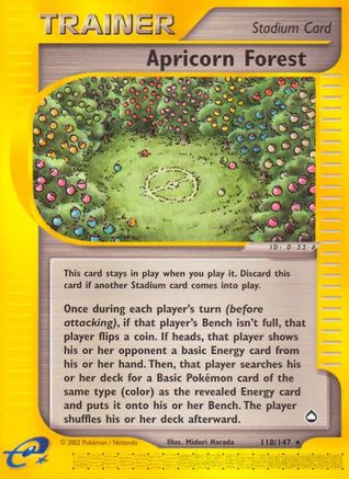 Apricorn Forest (118/147) [Aquapolis] - Rare