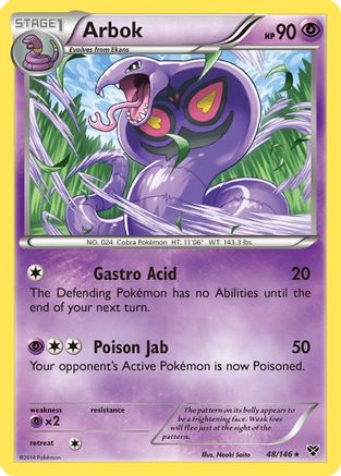 Arbok (48/146) [XY Base Set] Reverse Holofoil - Rare