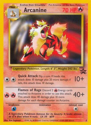 Arcanine (006/53) [WoTC Promo] - Promo