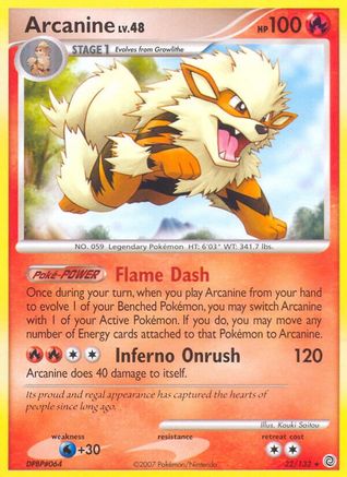 Arcanine (022/132) [Secret Wonders] - Rare