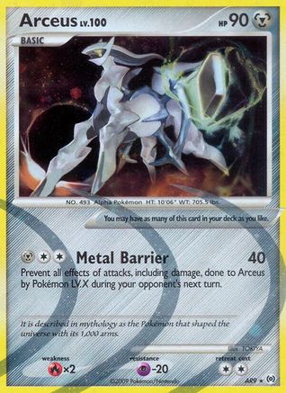 Arceus (AR9) (AR9/99) [Arceus] Holofoil - Holo Rare