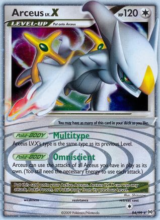 Arceus Lv.X (094/99) [Arceus] Holofoil - Ultra Rare