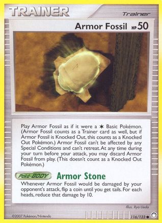 Armor Fossil (116/123) [Mysterious Treasures] - Common