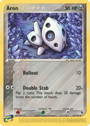 Aron (25/109) [Ruby and Sapphire] - Uncommon