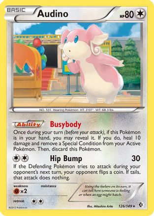 Audino (126/149) [Boundaries Crossed] - Rare