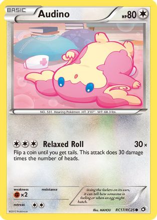 Audino (RC17/113) [Legendary Treasures Radiant Collection] Holofoil - Common