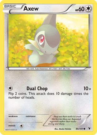 Axew (86/101) [Noble Victories] Reverse Holofoil - Common