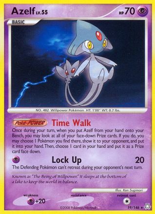 Azelf (19/146) [Legends Awakened] Reverse Holofoil - Rare