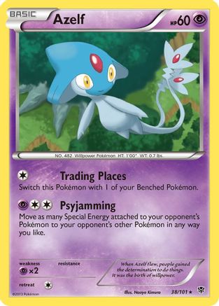 Azelf (38/101) [Plasma Blast] - Rare
