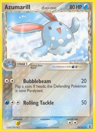 Azumarill (Delta Species) (019/113) [Delta Species] Reverse Holofoil - Rare