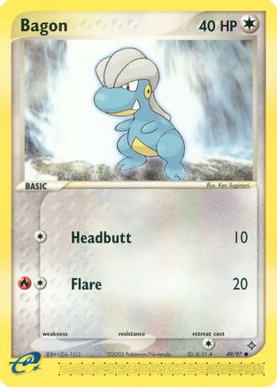Bagon (049/97) [Dragon] Reverse Holofoil - Common