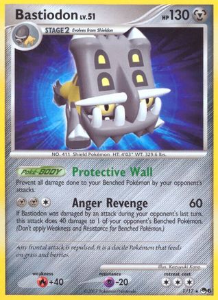 Bastiodon (001/17) [POP Series 6] - Rare