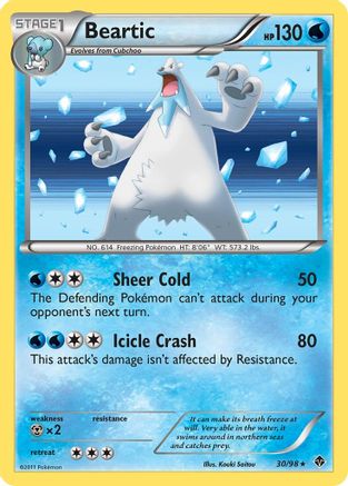 Beartic (30/98) [Emerging Powers] Reverse Holofoil - Holo Rare