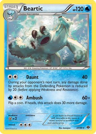 Beartic (37/99) [Next Destinies] Reverse Holofoil - Rare