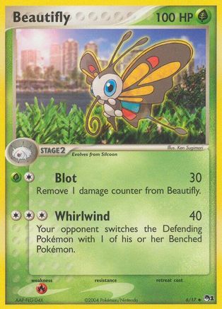 Beautifly (6/17) [POP Series 1] - Uncommon