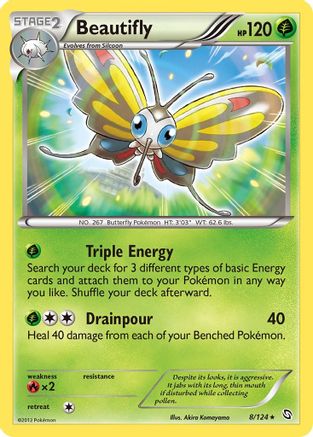 Beautifly (8/124) [Dragons Exalted] - Rare