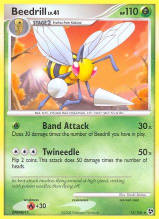Beedrill (13/106) [Great Encounters] - Rare
