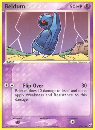 Beldum (55/107) [Deoxys] Reverse Holofoil - Common