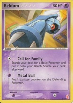 Beldum (1/12) [EX Trainer Kit 2 Plusle & Minun] - Common