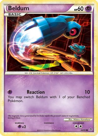 Beldum (44/95) [Unleashed] Reverse Holofoil - Common