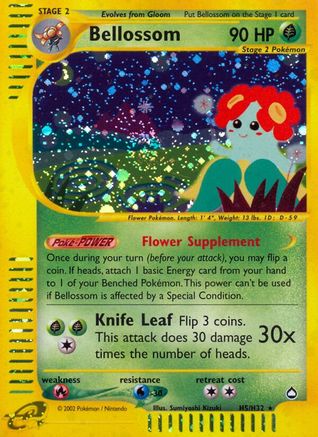 Bellossom (H5) (H5/147) [Aquapolis] Holofoil - Holo Rare