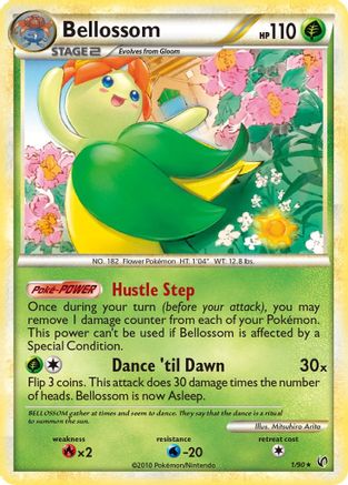 Bellossom (1/90) [Undaunted] Reverse Holofoil - Holo Rare