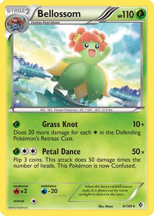 Bellossom (4/149) [Boundaries Crossed] Reverse Holofoil - Rare